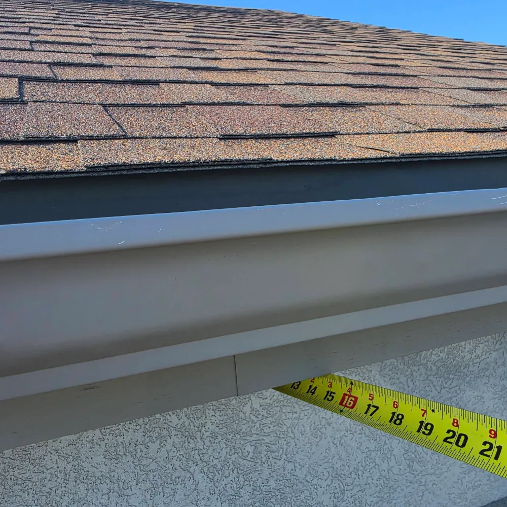 Gutters Sized for the Roof Above Them